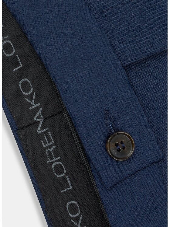 Pako Lorente Pako Lorente Spodnie garniturowe P00WB-6G-314 Niebieski Slim Fit