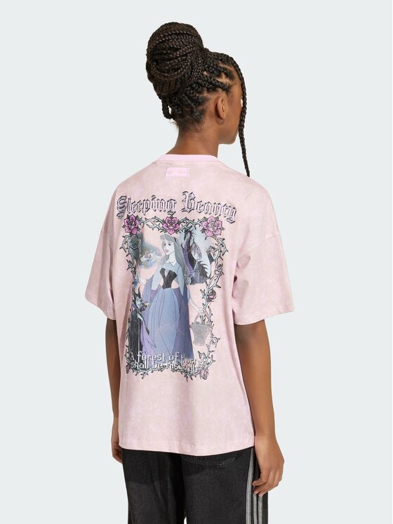 adidas adidas T-Shirt 170891 Różowy jasny Oversize