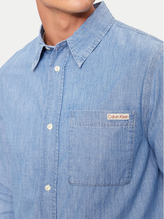 Calvin Klein Jeans Calvin Klein Jeans Marškiniai J30J326676 Mėlyna Regular Fit