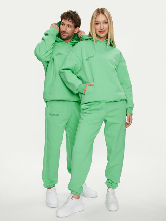 Pangaia Pangaia Суитшърт Archive 365 Heavyweight Зелен Loose Fit
