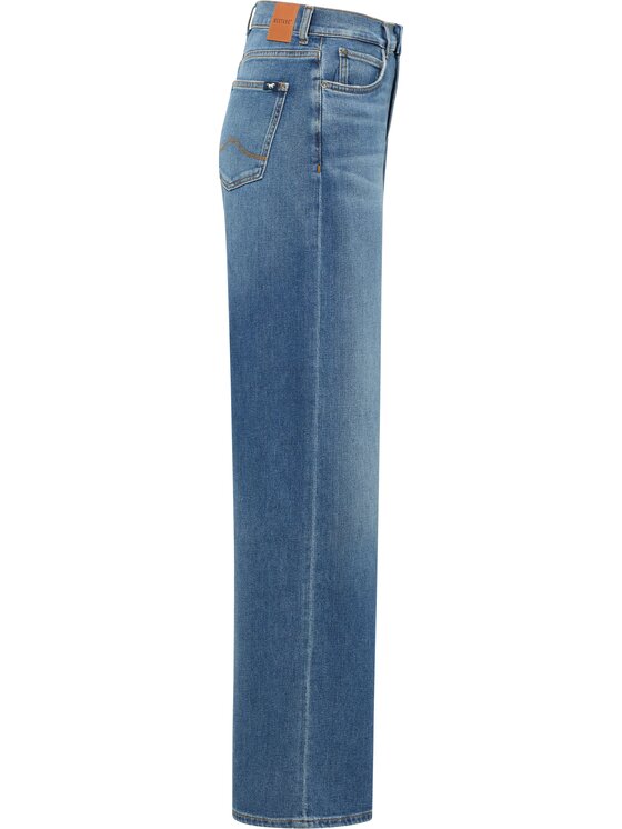 Mustang Mustang Jeansy Style Luise Wide Niebieski Wide Fit