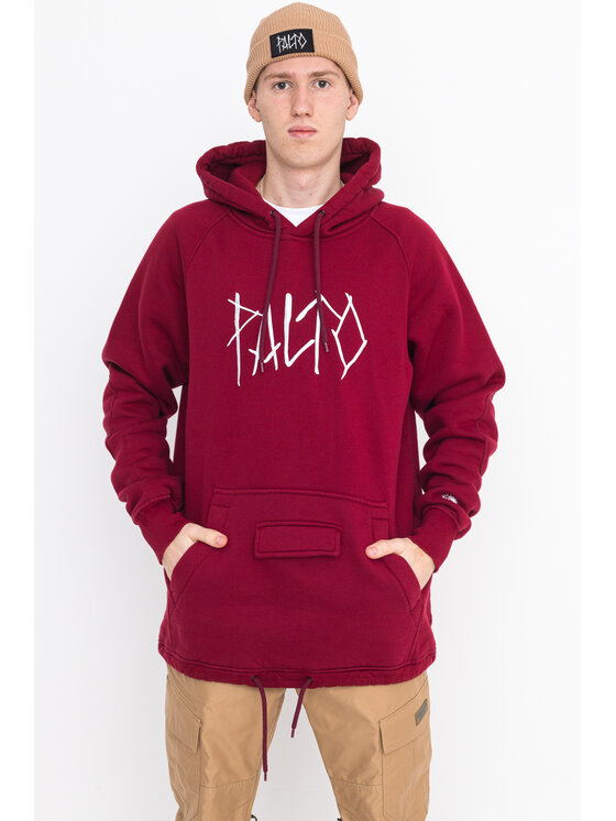 Palto Palto Bluza Logo Bordowy Comfort Fit