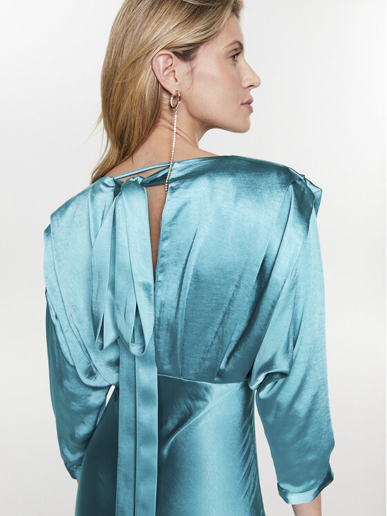 PINKO Pinko Večernja haljina Amarena 101029 Z345 Plava Regular Fit