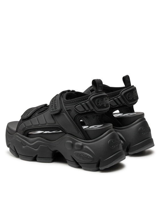 Buffalo Buffalo Sandalen Binary Track 1602159 Schwarz