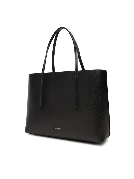 Calvin Klein Calvin Klein Torebka Foil Logo Small Tote LV04F3275G Czarny