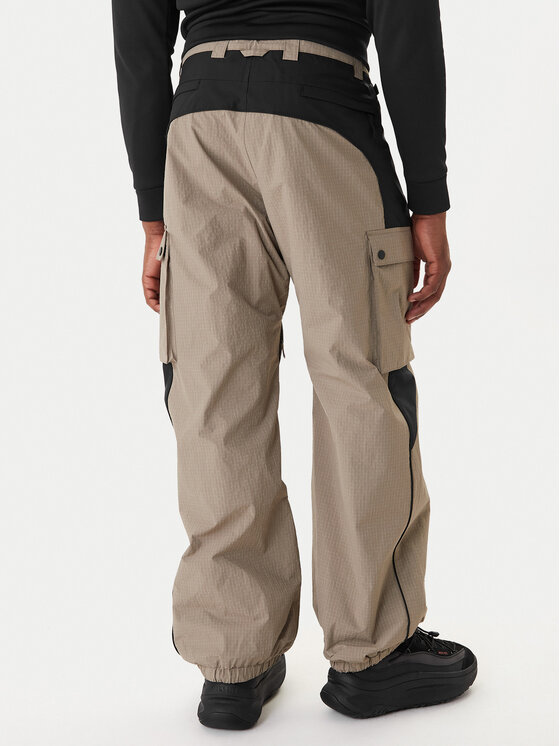 Quiksilver Quiksilver Slidinėjimo kelnės Snow Down Cargo EQYTP03231 Smėlio Relaxed Fit