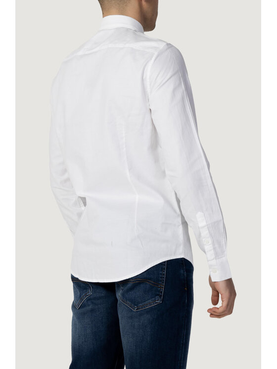 Armani Exchange Armani Exchange Camicia 8NZCGB Z8ANZ Bianco Shirt Fit