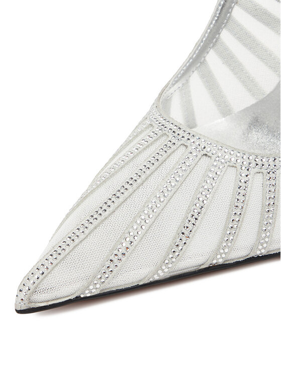 Eva Minge Eva Minge Kõrgete kontsadega EO-AVA-E373-70H-C183Y1 Hõbedane