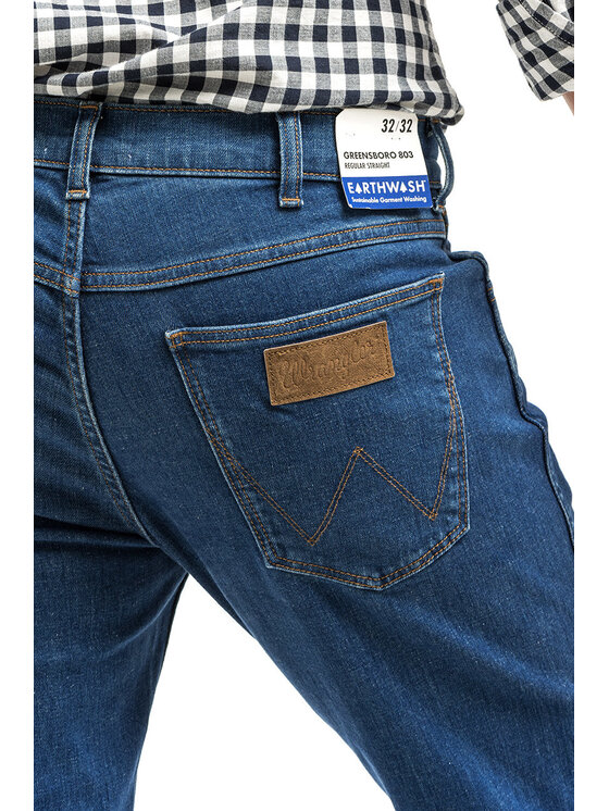 Wrangler Wrangler Jeans GREENSBORO Blu Straight Fit