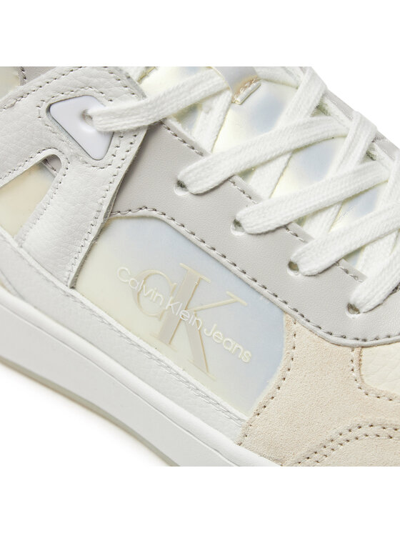 Calvin Klein Jeans Calvin Klein Jeans Αθλητικά Basket Cupsole High Mix Ml Mtr YW0YW01489 Λευκό