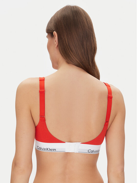 Calvin Klein Underwear Calvin Klein Underwear Top nedrček Lift Bralette 000QF7900E Rdeča