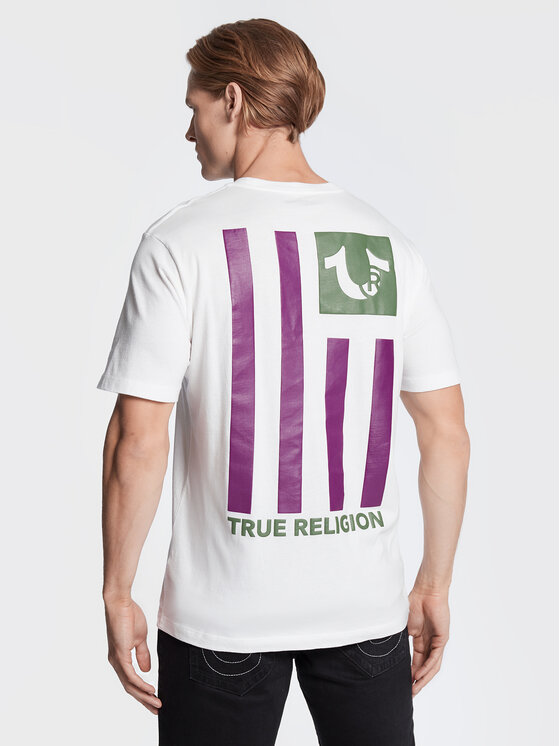 True Religion True Religion Тишърт 106298 Бял Regular Fit