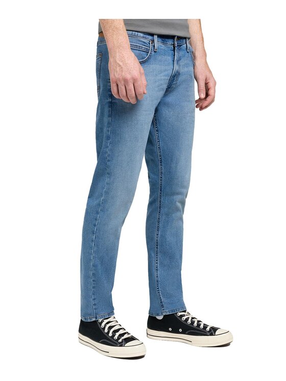 Lee Lee Jeansy 112349492 Niebieski Fitted Fit