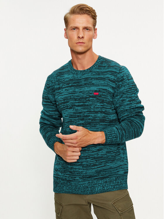 Levi's® Levi's® Sweater Original Housemark A4320-0006 Zöld Standard Fit