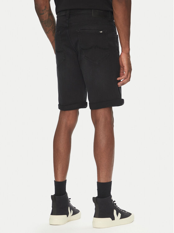 Mustang Mustang Jeansshorts Chicago Z 1016347 Schwarz Slim Fit