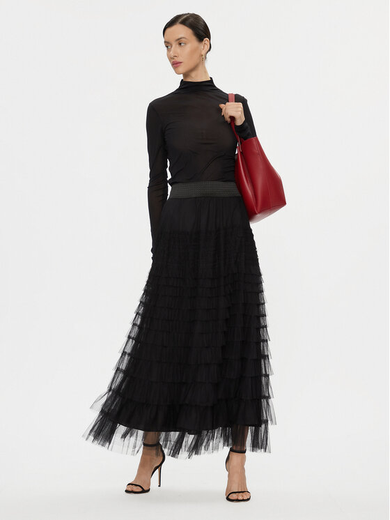 Marella Marella Blūze Nenia 2339460236200 Melns Slim Fit