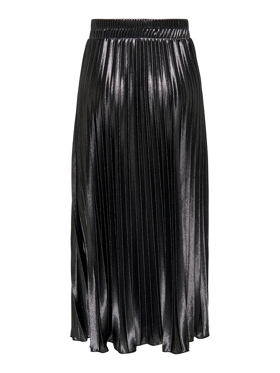ONLY ONLY Fustă plisată Lyon 15330727 Negru Regular Fit
