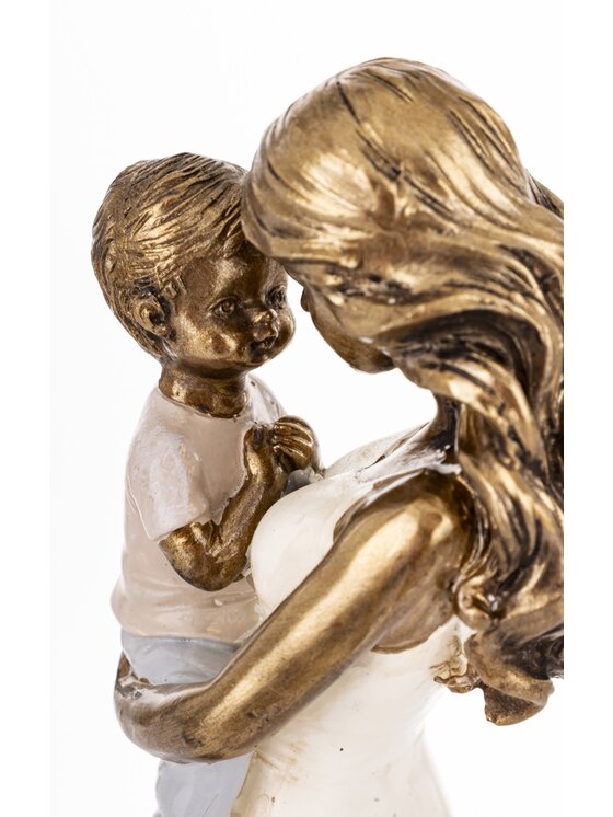 MIAhome MIAhome Figurka Mama z małym dzieckiem Biały