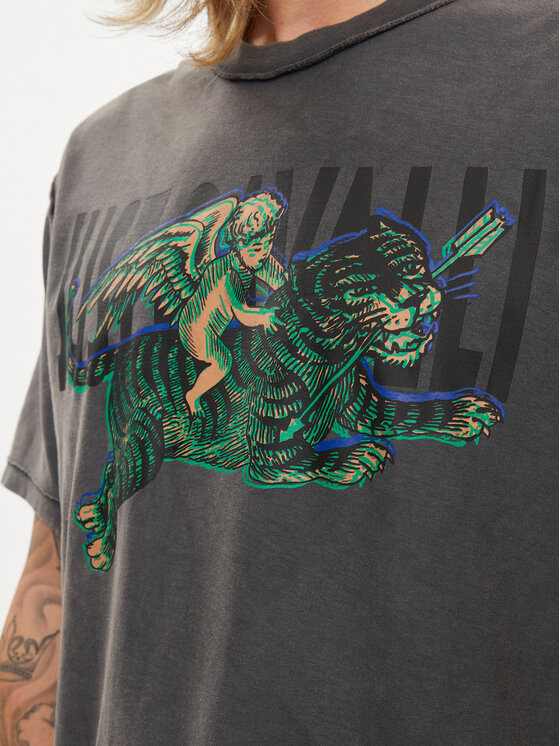 Just Cavalli Just Cavalli T-Shirt 76OAHE03 Grau Regular Fit