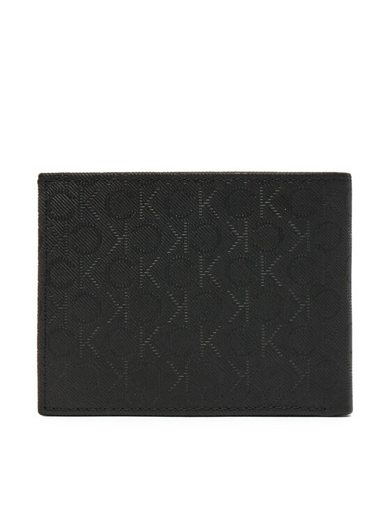 Calvin Klein Calvin Klein Μεγάλο Πορτοφόλι Ανδρικό Trifold 10Cc W/Coin K50K512684 Μαύρο
