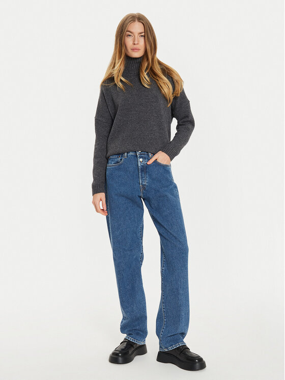REPLAY REPLAY Teksad W9Z1 .000.759 53D Sinine Straight Fit