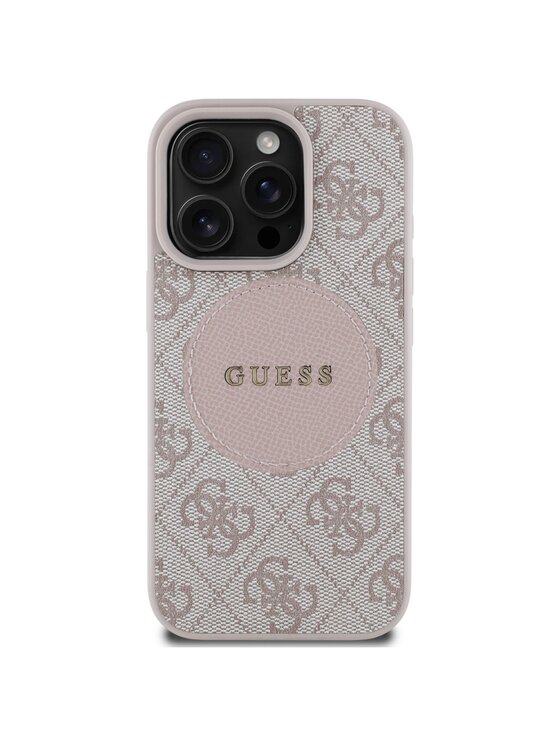 Guess Guess Etui na telefon Apple iPhone 16 Pro Max Różowy
