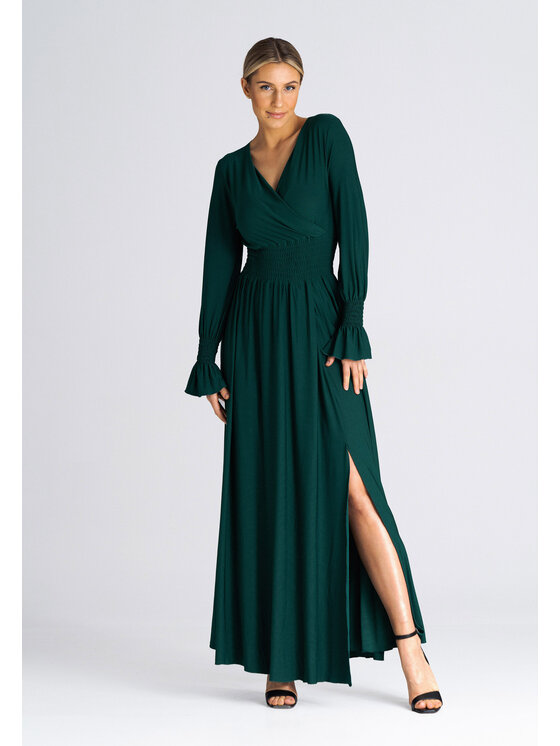 FIGL FIGLFIGL Vestito SUKIENKA M940 Verde Regular Fit