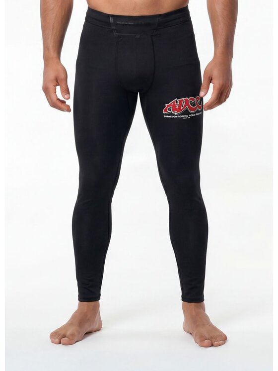 PITBULL PITBULL Legginsy ADCC Czarny Regular Fit