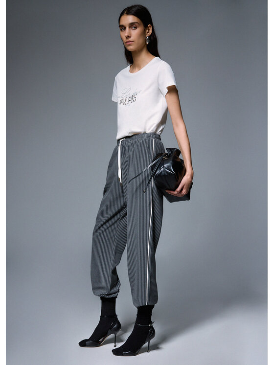 Liu Jo Liu Jo Pantaloni di tessuto TF6149T691AD3031 Grigio Regular Fit