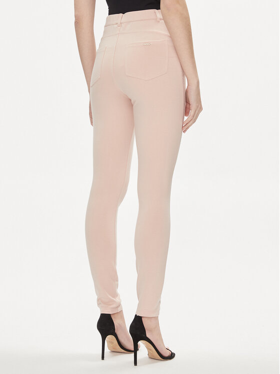 Liu Jo Liu Jo Kalhoty z materiálu TA4149 JS182 Růžová Regular Fit