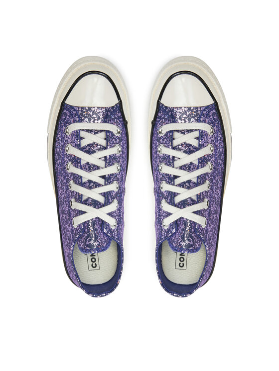 Converse Converse Trampki Chuck 70 Glitter A11134C Granatowy