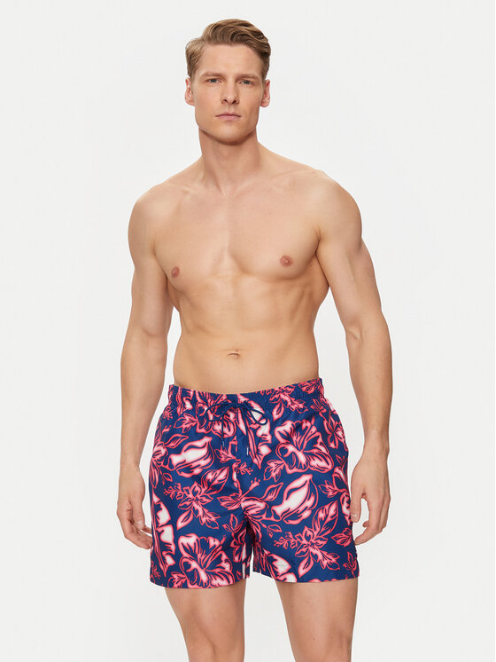 Tommy Hilfiger Tommy Hilfiger Szorty kąpielowe UM0UM03271 Kolorowy Regular Fit