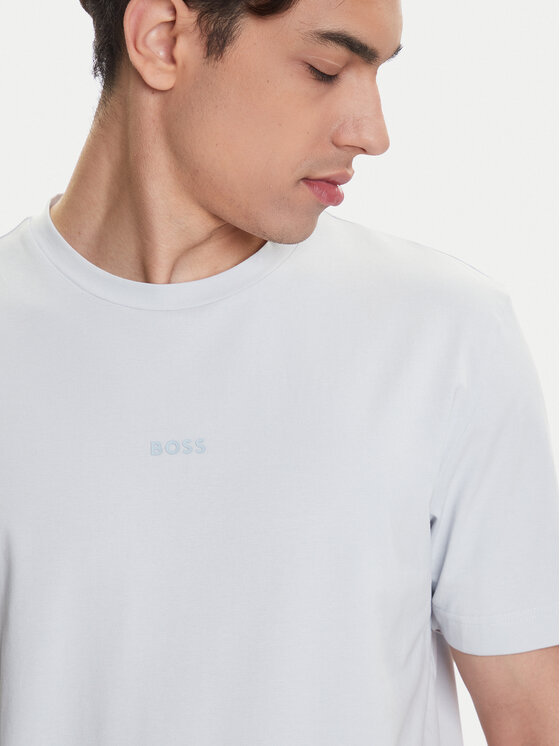 BOSS BOSS Tricou Tchup 50473278 Gri Relaxed Fit