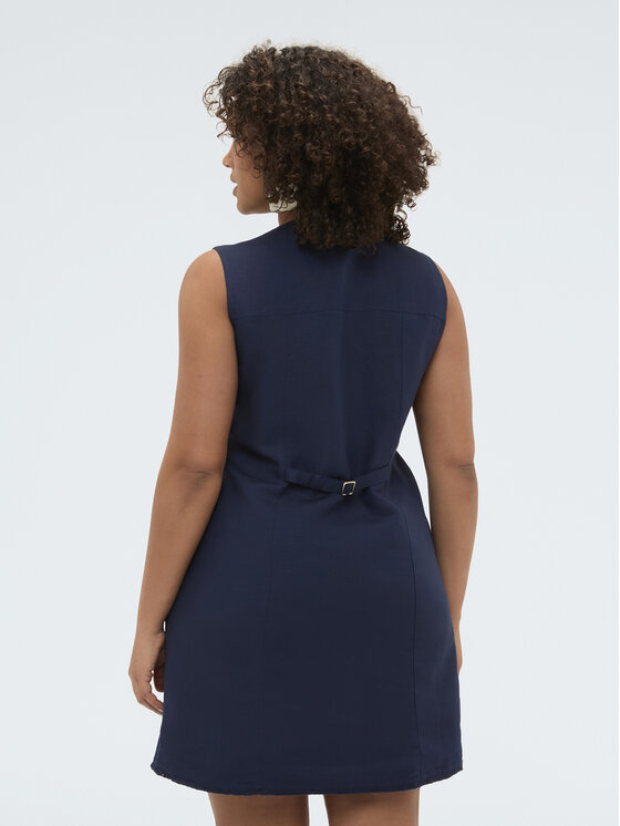 Fiorella Rubino Fiorella Rubino Vestito da giorno 7074T001754N0Z4 Blu Slim Fit