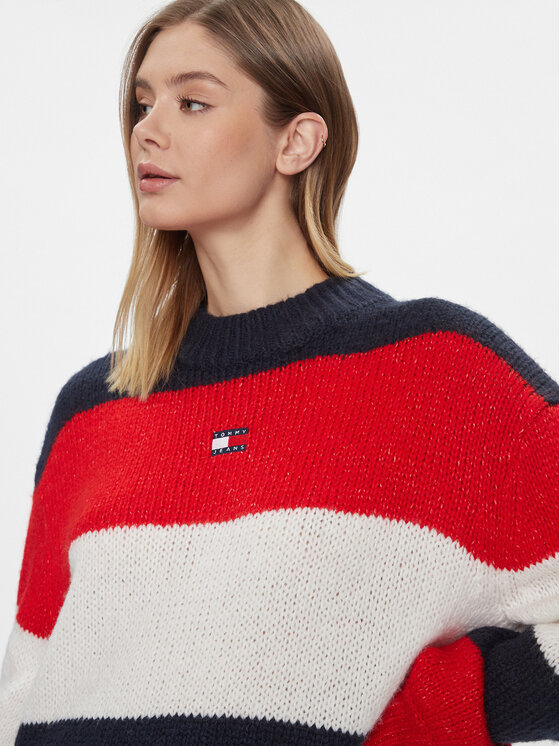 Tommy jeans sale colour block jumper