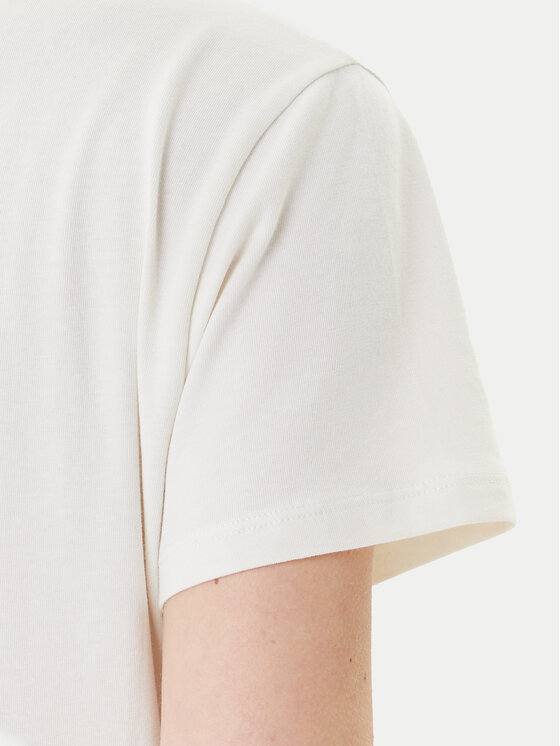 Liu Jo Sport Liu Jo Sport T-krekls TF5166 JS003 Écru Regular Fit