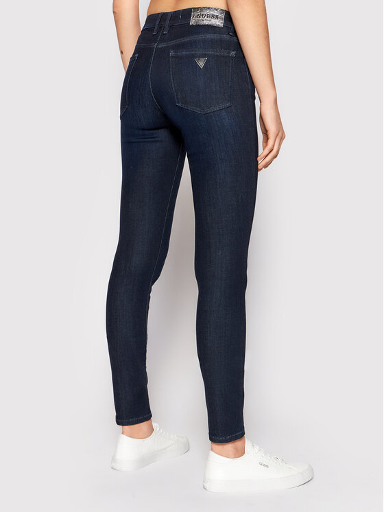 Guess Jeans Annette W2RA99 D4KM3 Blu scuro Skinny Fit • Modivo.it