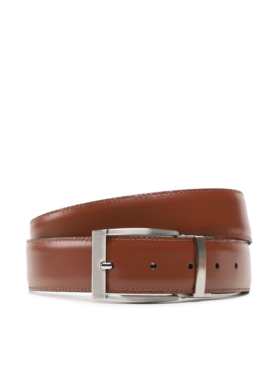 Timberland Timberland Herrengürtel 35Mm Rev Blk Classic Belt TB0A1BXX Braun