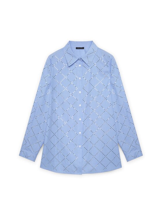 Fiorella Rubino Fiorella Rubino Camicia 5118T001365N0R4 Turchese A-Line Fit