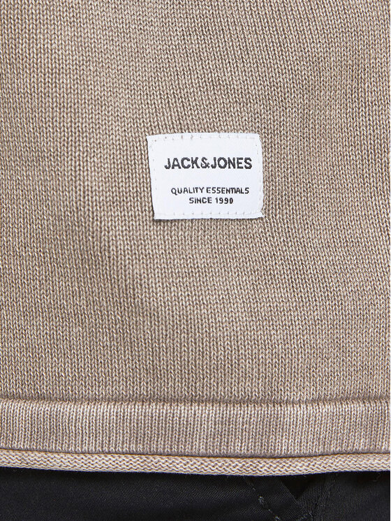 Jack&Jones Jack&Jones Sweter Leo 12174001 Brązowy Regular Fit