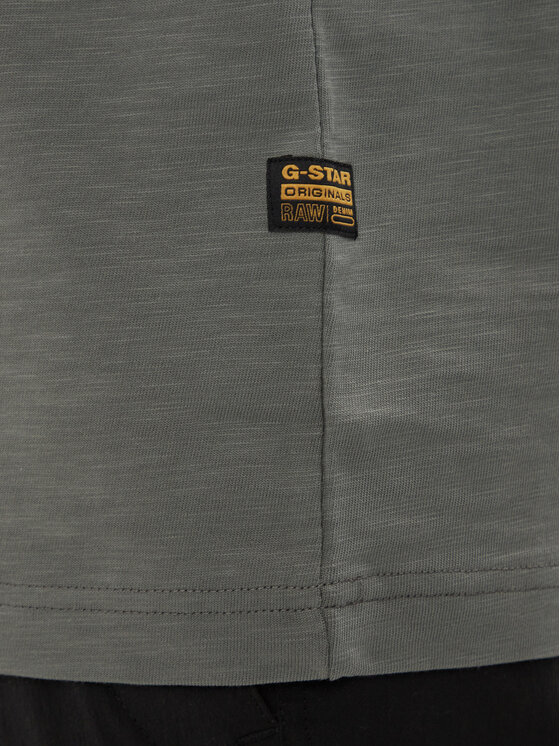 G-Star Raw G-Star Raw Футболка Distressed D28891-E512 Темно-зелений Regular Fit