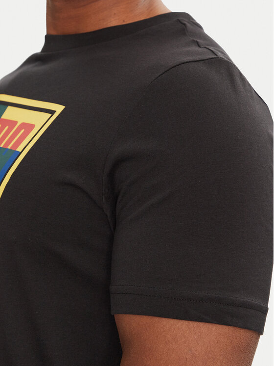 Puma Puma T-Shirt Graphics Box 684827 Czarny Regular Fit