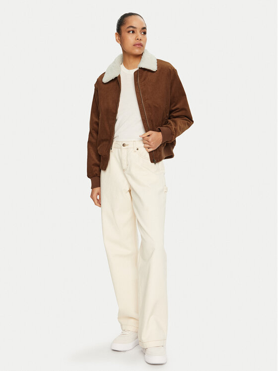 Wrangler Wrangler Μπόμπερ μπουφάν Aviator 112356507 Καφέ Regular Fit