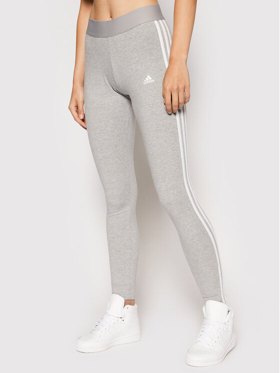 Adidas Leggings Essentials 3-Stripes GV6017 Siva Slim Fit