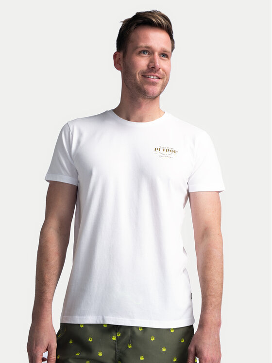 Petrol Industries Petrol Industries T-Shirt M-1040-TSR603 Bílá Regular Fit
