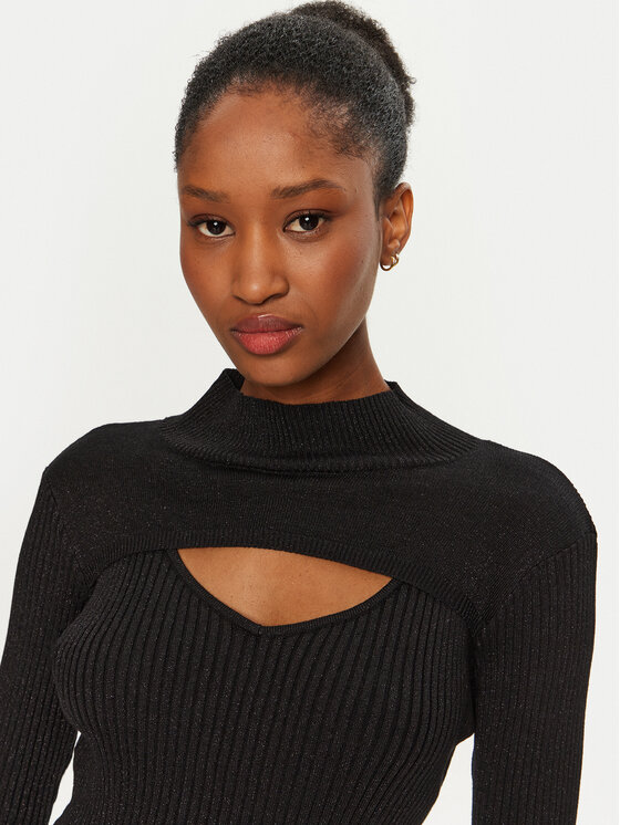 ARTIGLI ARTIGLI Sweater ACMA000070 Fekete Slim Fit