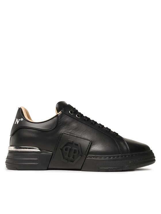 PHILIPP PLEIN PHILIPP PLEIN Sneakersy Lo-Top Sneakers Hexagon FABS USC0263 PLE010N Czarny