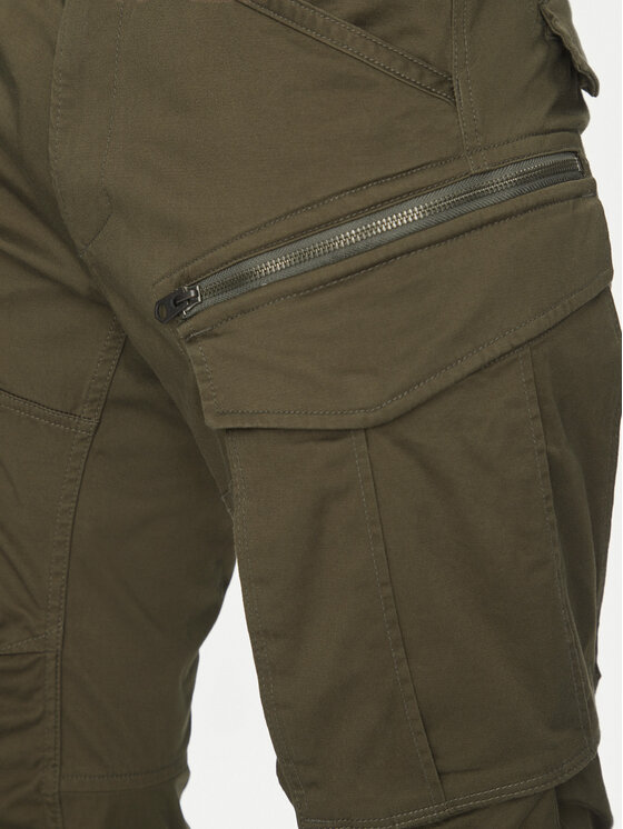 G-Star Raw G-Star Raw Spodnie materiałowe Rovic D02190-5126-6059 Zielony Tapered Fit