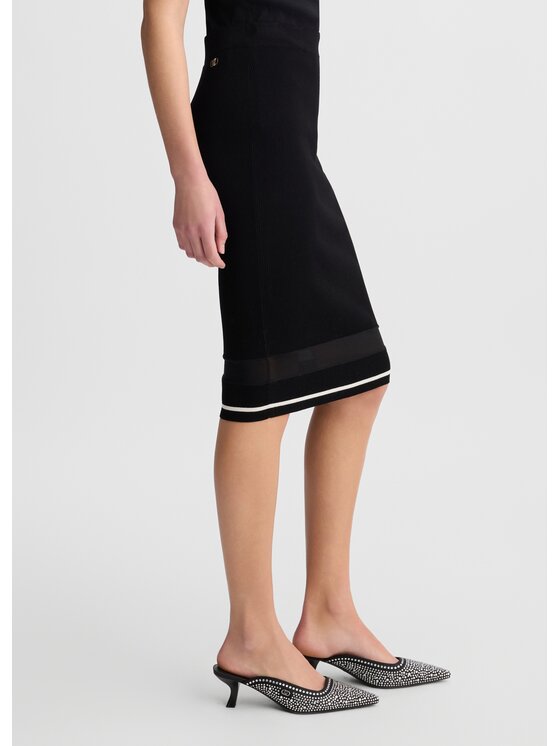 Liu Jo Liu Jo Gonna maxi TA5210MS02703L44 Nero Regular Fit