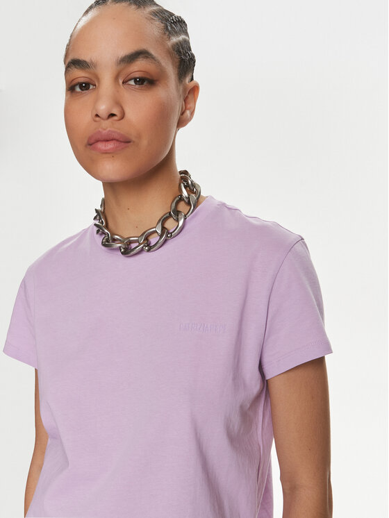 Patrizia Pepe Patrizia Pepe Majica 2M4373/J111-M495 Vijolična Regular Fit